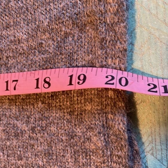 H&M knit Circle Scarf grey/gray 20x30 - Picture 3 of 6